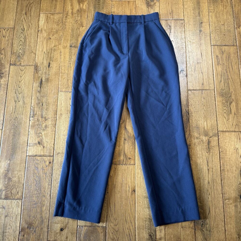 Abercrombie & Fitch Navy Curve Love High Rise Sloan Trouser Womens Size 25/0S